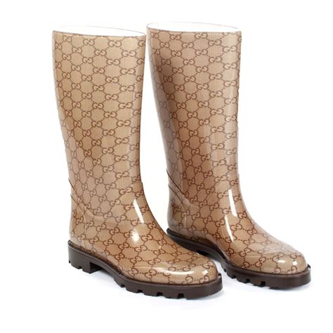 gucci wellington boots womens|platform Gucci boots women.